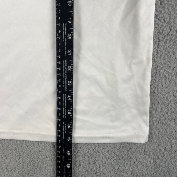 Island Crew Hawaii Men's Small White Green Short Sleeve 100% Polyester Shirt - Picture 7 of 10